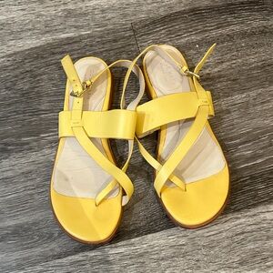 Cole Haan Women's Strappy Yellow Sandals